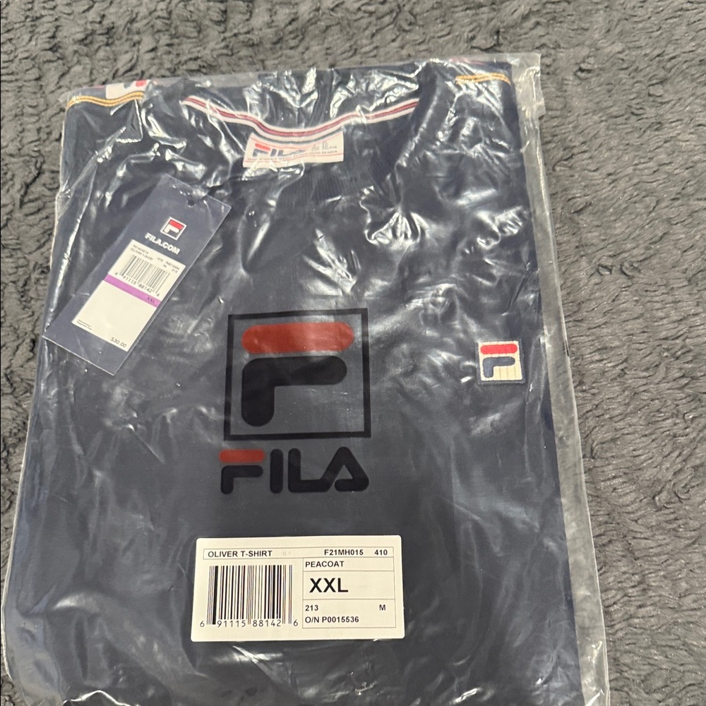 Fila Men's Peacoat Blue Short Sleeve Tee